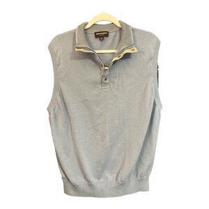 Johnston & Murphy Sweater Vest 100% Pima Cotton Size XL DO1